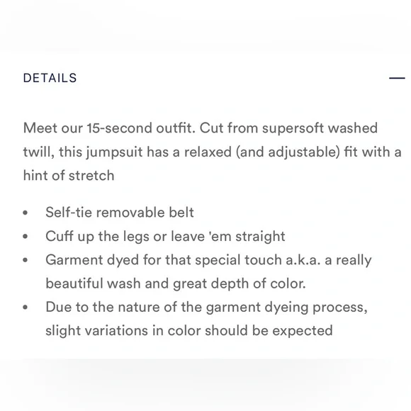 Alex Mill Expedition Jumpsuit - Picture 6 of 8